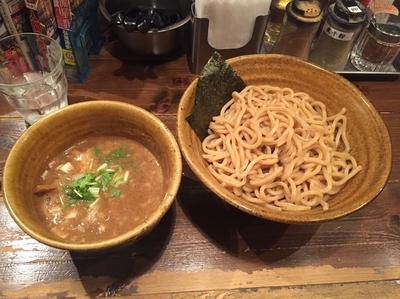 「ベジポタつけ麺（並盛、胚芽麺、あつもり）　７９０円」@二代目えん寺の写真