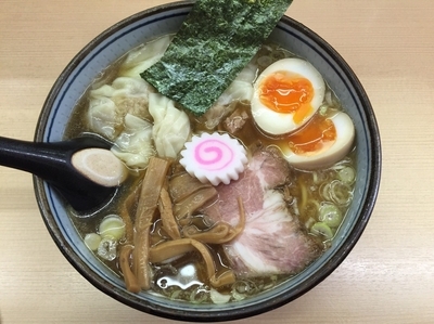 「わんたんめん玉子入り【850円】」@いつみ屋の写真