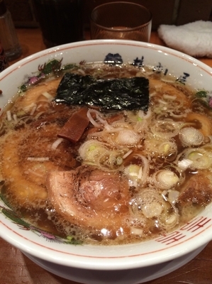 「肉そば980円」@井関屋の写真