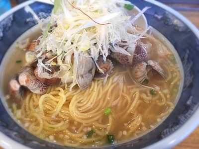 「あさり塩らーめん」@らーめん しおの風 本店の写真