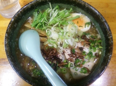 「和風濃厚ラーメン＋中盛」@ラーメン工房 幸福亭の写真