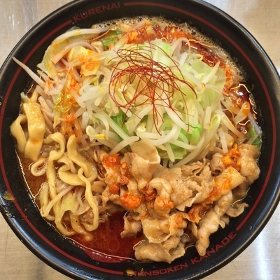 「紅らーめん￥800円」@麺創研 紅 国分寺の写真