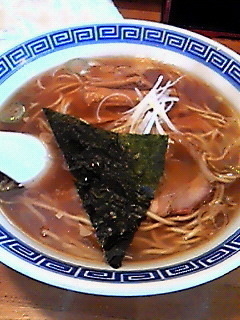 「中華そば（魚介系）¥600」@中華そば おかめの写真