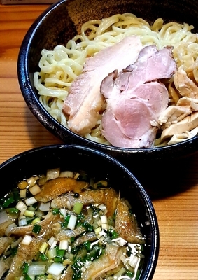 「鴨つけそば800円」@はりけんラーメン 南店の写真