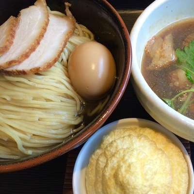 「あっさり淡麗特製煮干しつけ麺（細麺）1000円」@煮干し中華そば 一燈の写真