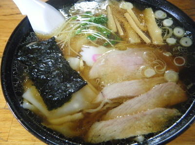 「ワンタンメン」@ラーメン処 菊忠の写真