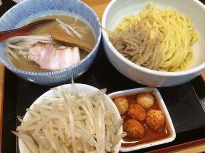 「味噌つけ麺　ちんぴら玉子　￥980」@味噌麺処 花道庵の写真