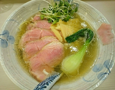 「豚肩ロース汐そば （151019）」@麺処 きなりの写真