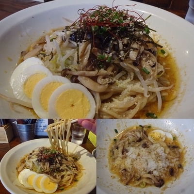 「きのこバターまぜそば（追い飯付き）」@麺屋 龍神の写真