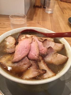 「喜多方肉そば（煮干）」@麺や 七彩 八丁堀店の写真