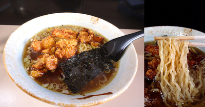 「『唐揚げめん(¥700)』」@めんめんの写真