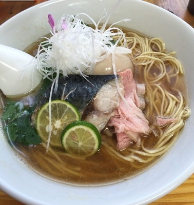 「期間限定 秋鯖の中華そば 鯖めし付き 900円」@中華そば よしかわの写真