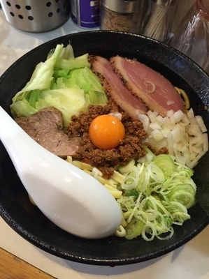 「鴨肉入り麻辣油そば」@麺屋 扇 SENの写真