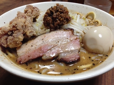 「ガッツリ焦がし味噌ラーメン」@丹行味素 北新横浜本店の写真