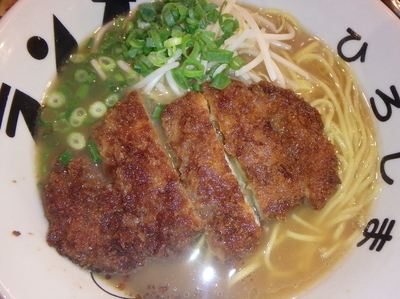 「トンカツランメン(720円)、どすこいセット(430円)」@広島ランメン 西原店の写真