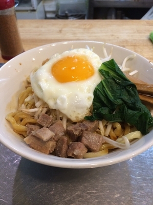 「汁無し 800円」@つけ麺・汁なし専門店 R 中村店の写真