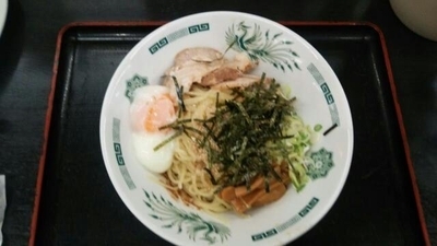 「汁なしラーメン」@日高屋 北柏駅南口店の写真