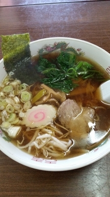 「ラーメン＋大盛(450円＋100円)」@ラーメンハウスの写真