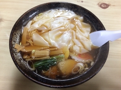 「ワンタン麺」@中華そば 佐藤の写真