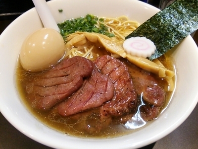 「【限定】牛タンそば900円」@おおぜき中華そば店の写真