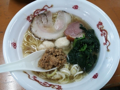 「麺や而今 芳醇貝出汁鶏塩そば ～シビカラ肉味噌添え～」@大つけ麺博プレゼンツ つけ麺VSラーメンの写真