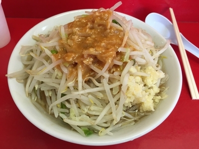 「小ラーメン(750円)+ハバネロ味噌(200円)」@ラーメン 学の写真