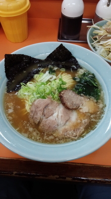 「ラーメン並＋ミニネギ丼（550円＋350円）」@ラーメンショップ 成瀬が丘店の写真