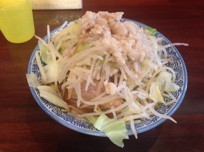 「ミニラーメン（野菜、アブラ）」@龍麺 ふえ郎の写真