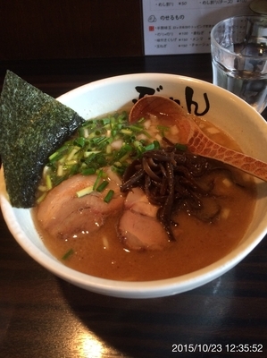 「濃厚豚そば ¥750」@濃厚豚そば ぶれんの写真