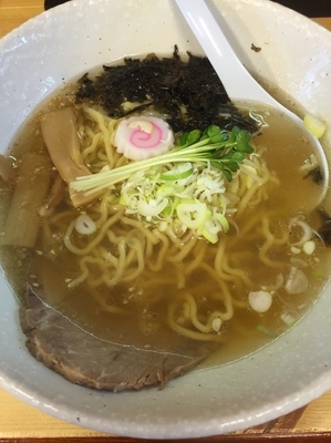 「塩ラーメン¥590＋チャーハン¥590」@中華蕎麦 みやまの写真