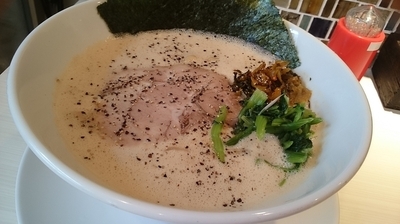 「豚だくカプチーノそば850円」@八の坊の写真