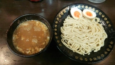 「つけ麺(大)(あつもり)＋味玉」@つけ麺 もといし 東岩槻店の写真