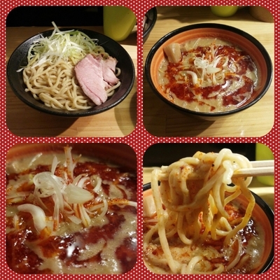 「辛みそつけめん（中）＋ネギ」@miso style となみの写真