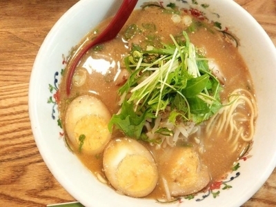 「味噌ラーメン＋煮卵」@元祖ぴかいちの写真