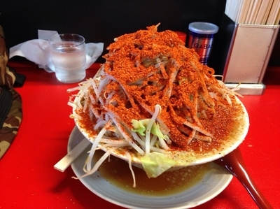 「ラーメンかためヤサイからめ一味唐辛子730円」@豚男 -BUTAMEN-の写真