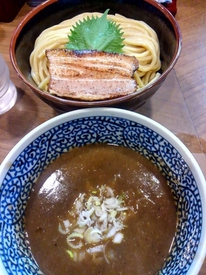 「（限定）烏賊つけ麺　850円」@煮干しつけ麺 宮元の写真