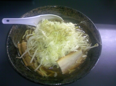 「鶏脂醤油らーめん（太麺）　大盛」@大輝の写真