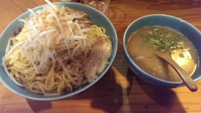 「濃厚味噌つけ麺、大盛」@武将の写真