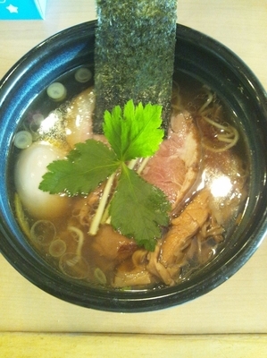 「しょうゆ麺（味玉トッピング）」@麺屋 和の写真