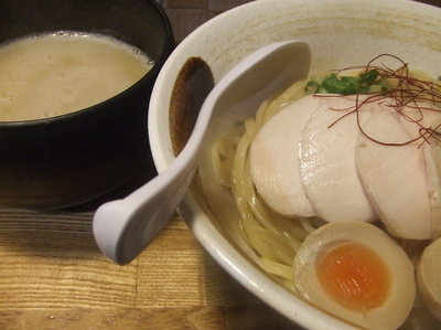 「特製鶏白湯つけ麺　９８０円」@麺匠ようすけ 鶏煮亭の写真