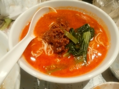 「担々麺(ハーフ)480円」@陳麻家 高崎駅西口店の写真