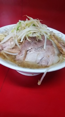 「大らーめん（ヤサイ、ニンニクちょっと）」@ラーメン二郎 西台駅前店の写真