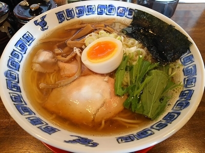 「【限定】塩煮干し中華そば　（麺大盛り）」@星野ラーメン店の写真