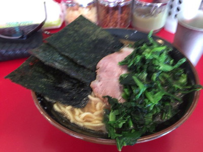 「ラーメン中盛り」@家系ラーメン 王道の写真
