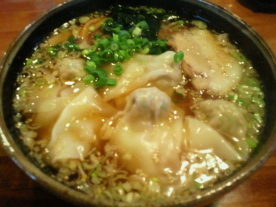 「ワンタンめん（醤油） 750円」@飯坂ラーメン こぶしの写真