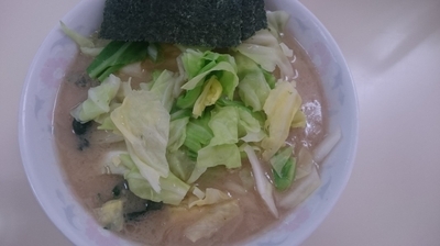 「キャベツラーメン、固め」@こうやの写真