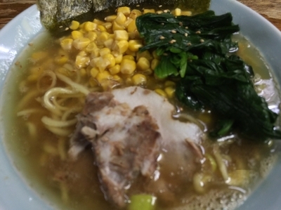 「ラーメン＋ほうれん草＋コーン」@まこと家の写真