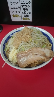 「ラーメン(倍) ニンニク&アブラ」@イマイ帝国の写真