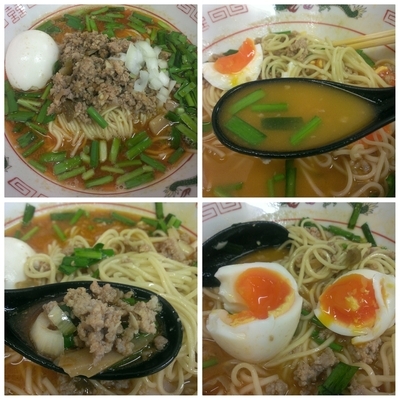 「[限定]濃厚煮干の坦々風中華そば＋味玉」@㐂九家の写真