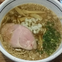 【裏さとー本日限定】背脂煮干しそば　７５０円